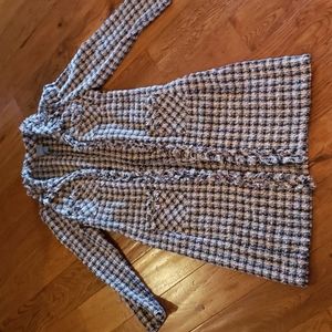 Tweed Maxi Cardigan Jacket